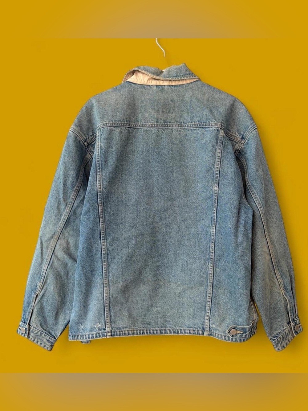 1990s Eddie Bauer Men’s Denim Chore Jacket View 5